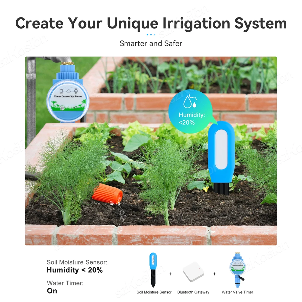 High-quality Tuya BT Wireless 2In1 Soil Moisture Meter & Plant Soil Temperature Humidity Monitor - AliExpress 30 image 6