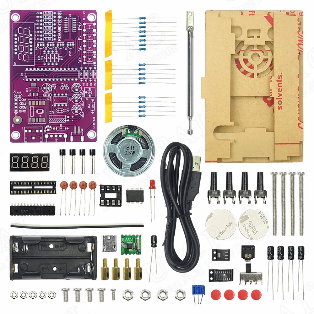 High-quality DIY FM Radio Electronic Kit - Perfect for Soldering Practice & Technological Learning image 6