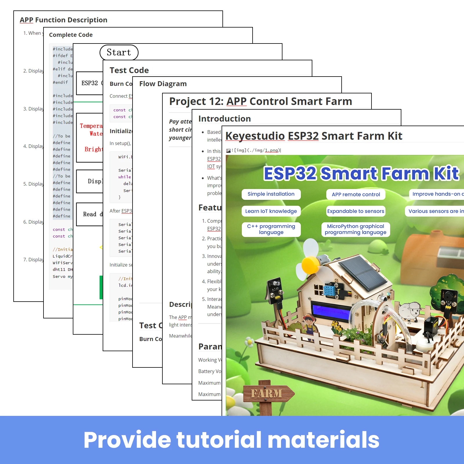 High-quality Keyestudio ESP32 Interactive Smart Farm IOT Starter Kit – Arduino and Scratch 3.0 Compatible image 4