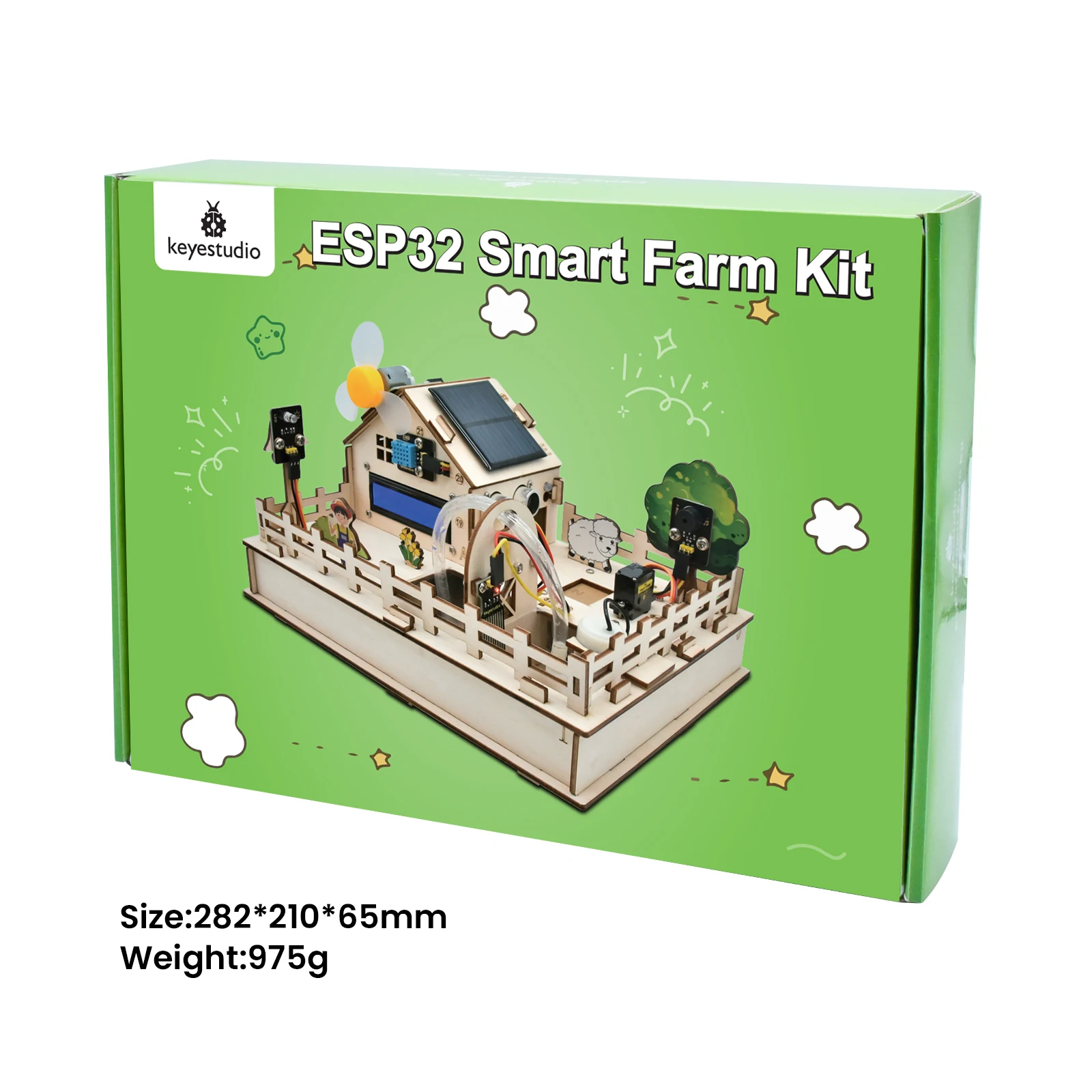 High-quality Keyestudio ESP32 Interactive Smart Farm IOT Starter Kit – Arduino and Scratch 3.0 Compatible image 6